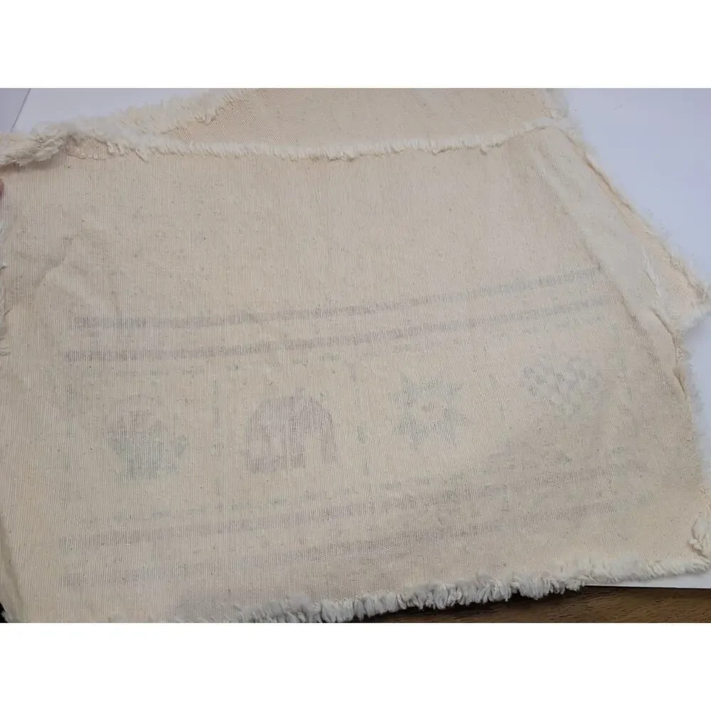 Vintage Set Of 6 Placemats With Houses READ
